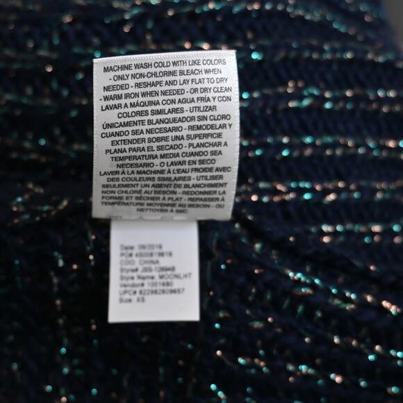 Jessica Simpson Womens XS Moonlight Navy Open Front Cardigan Sweater - Picture 10 of 10